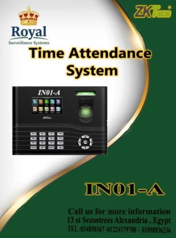 جهاز الحضور والانصراف IN01-A من ZKTeco