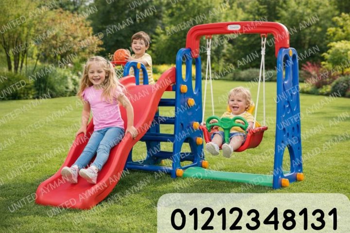 مجمع العاب 3*1 زحليقه باسكت بول مرجيحه  2