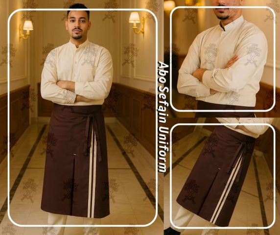 Restaurant and cafe uniforms-أفضل تصميمات الزى الموحد للمطاعم  3