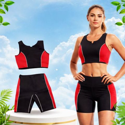 بدلة التخسيس قطعتين – لإطلالة رياضية وجسم أكثر رشاقة