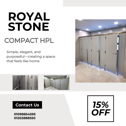 توريد و تركيب حمامات الكومباكت HPL & الكوريان 3