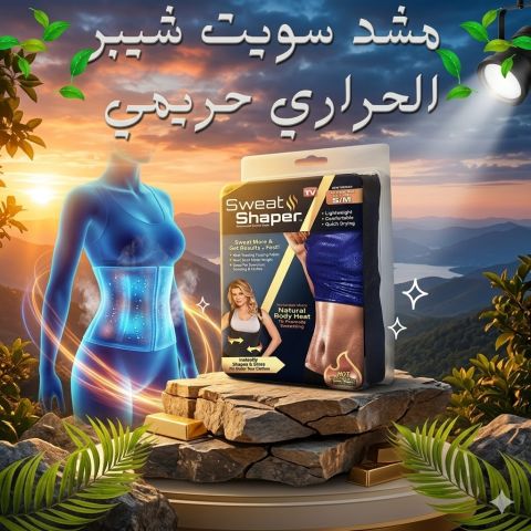 تألقي بخصر منحوت وقوام مثالي مع مشد Sweat Shaper الحراري