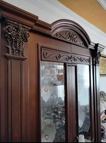 للبيع سفرة كاملة خشب زان  2