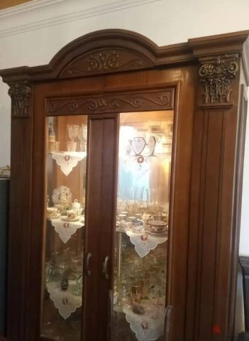 للبيع سفرة كاملة خشب زان  4