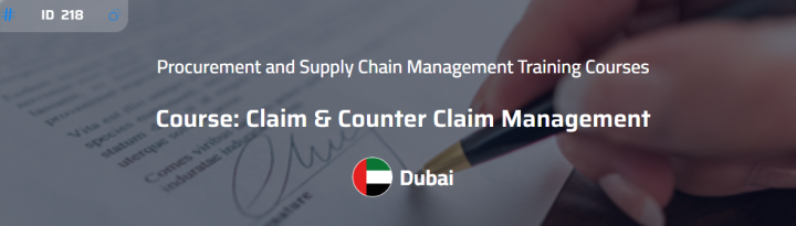 Course: Claim & Counter Claim Management