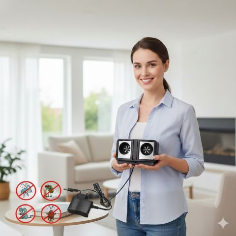 جهاز طارد الفئران والحشرات – حماية فعّالة لكل الأنواع!