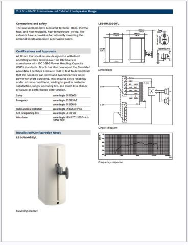 سماعات عمودى ماركه بوش 