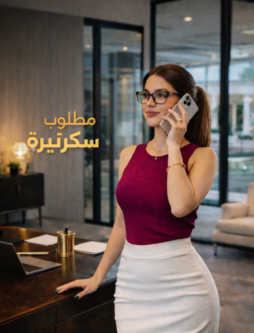 فرصة عمل سكرتيرة خاصة للعمل بالقاهرة 