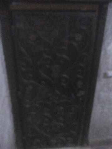 بوابة حديد بالسلك الداخلي لباب الشقة