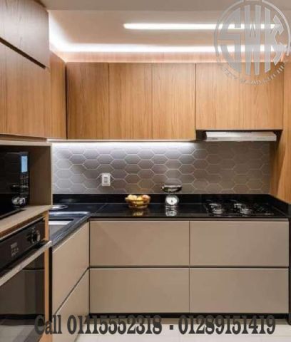 ✨ مطابخ Poly Lac سهلة التنظيف SAFETY WOOD للمطابخ والدريسنج روم 