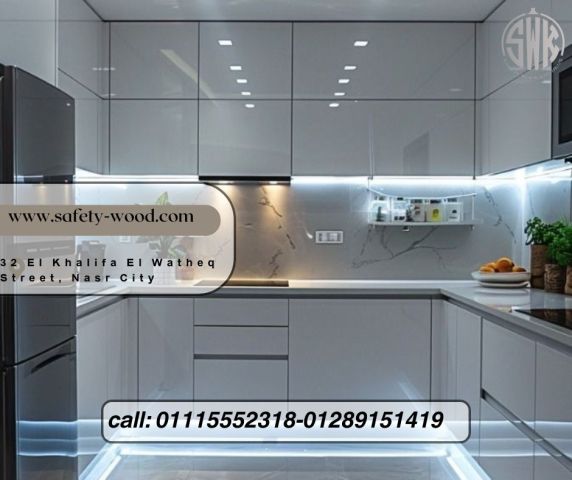 افضل شركة مطابخ في مدينة نصر SAFETY WOOD للمطابخ والدريسنج روم 