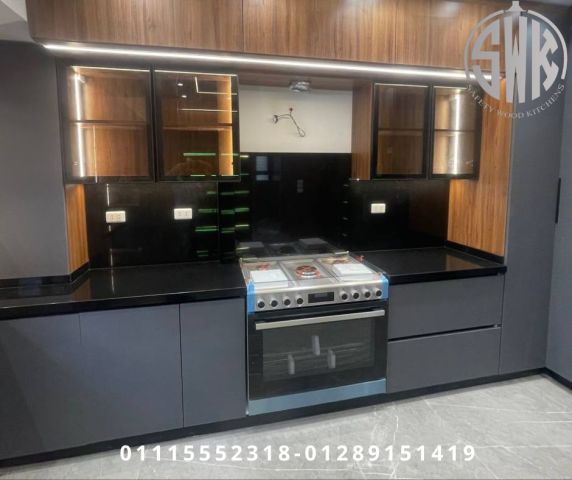 تصميمات مطابخ خشب عصرية SAFETY WOODKITCHEN للمطابخ والدرسينج روم 