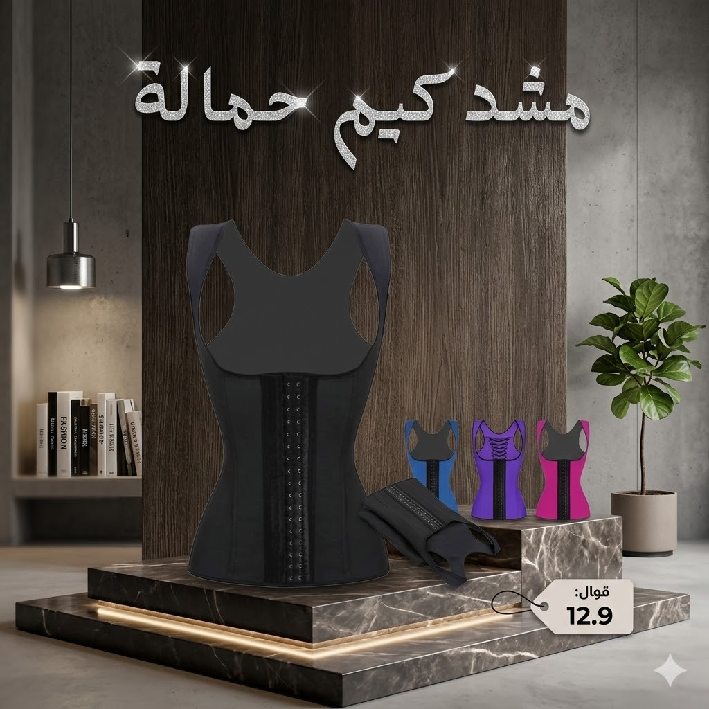 خصر منحوت وقوام الساعة الرملية فوراً مع مشد كيم حمالة الأصلي