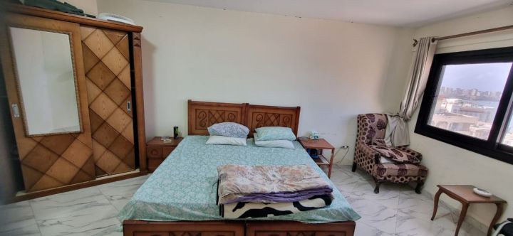 للإيجار استوديو مفروش يري البحر بوضوح 9