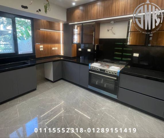 ✨ مطابخ HPL مقاومة للخدوش والصدمات SAFETY WOOD للمطابخ والدريسنج 