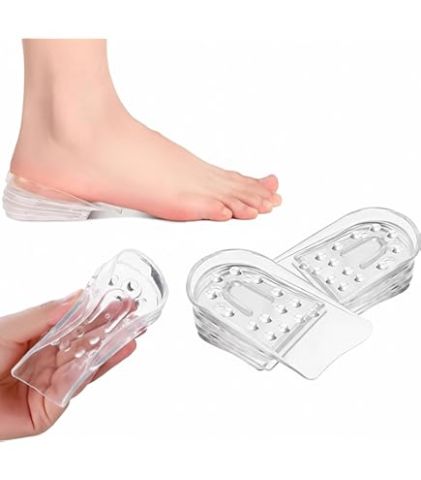 كعب سيليكون طبي داخلي لزيادة الطول 5 سم ولراحة القدمين 3