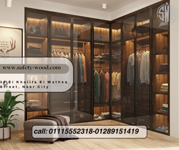 تصميم دريسنج روم حسب أحدث صيحات 2026 | SafetyWood للمطابخ 