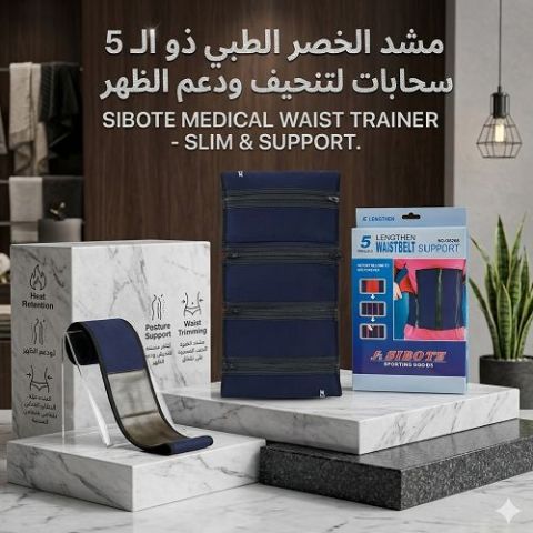 مشد Sibote الطبي: خصر منحوت ودعم مثالي للظهر بـ 5 مستويات