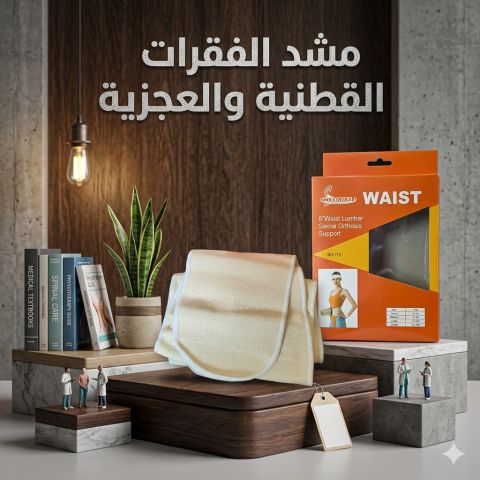 وداعاً لآلام الظهر! مع مشد الفقرات القطنية والعجزية المتطور