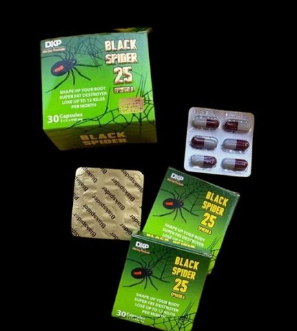 كبسولات BLACK SPIDER لإنقاص الوزن