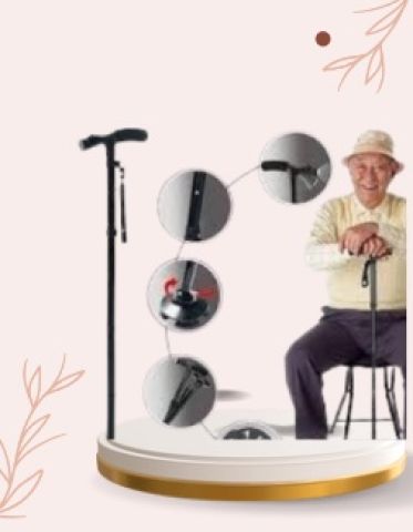 عصا كبار السن بكشاف ماجيك كين أمان واستقرار01145359198*0122284587