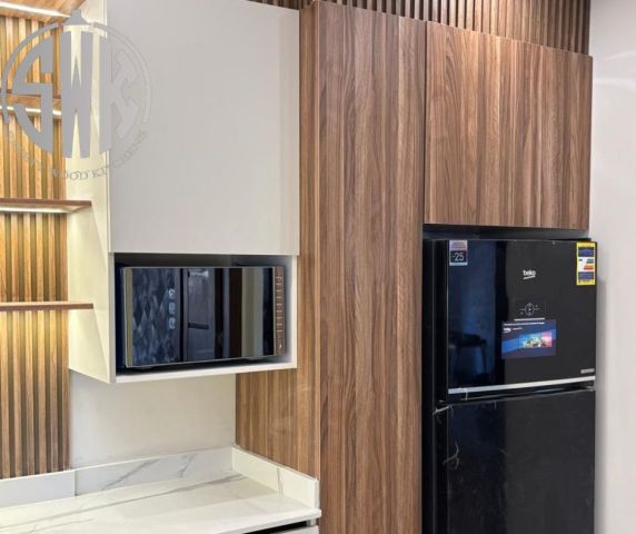 صور مطابخ لامع التجمع الخامس SAFETY WOOD للمطابخ والدريسنج روم