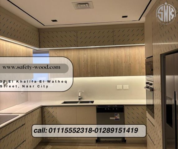 أفضل شركة مطابخ في عباس العقاد SAFETY WOODKITCHEN للمطابخ