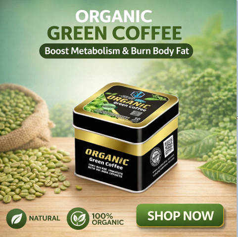 جرّب أورجانك جرين كوفي من جولدن لاين