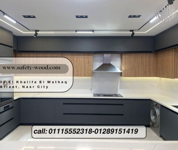 أفضل معرض مطابخ وتصنيع مطابخ في مصر SAFETY WOODKITCHEN للمطابخ 