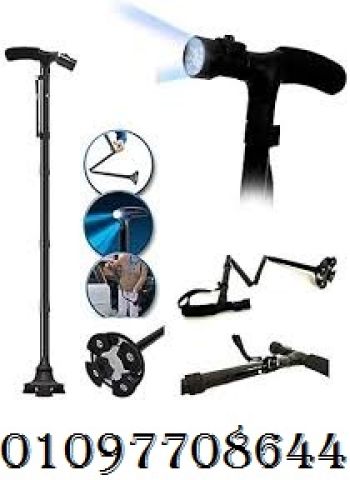 عصا كبار السن بكشاف ماجيك كين – أمان واستقرار مع إضاءة متكام