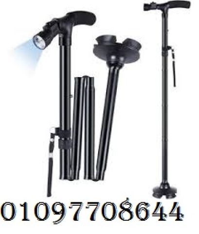  عصا *ماجيك كين* بكشاف – الأمان والاستقرار مع إضاءة ليلية