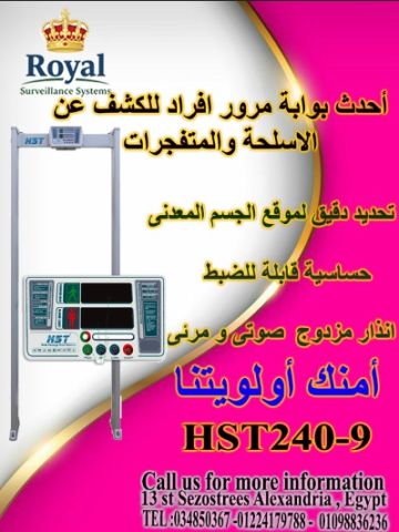 بوابة كشف المعادن المتطورة 