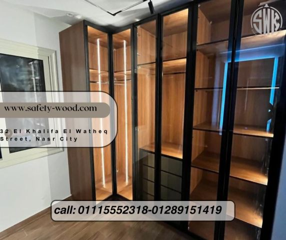 أفضل تصميم دريسينج رومSafety Wood للمطابخ والدريسنج روم