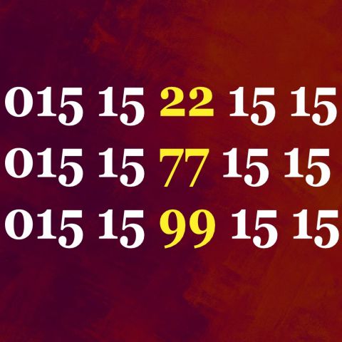 خطوط we مميزه جدااا.. رقم 15 متكرر اربع مرات ..ارقام نادرة جداااا