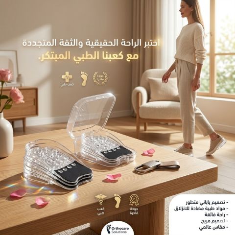 كعب سيليكون طبي لزيادة الطول 5 سم 01145359198*01222845873