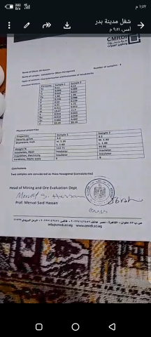 بيع قطع من الالماس السداسى