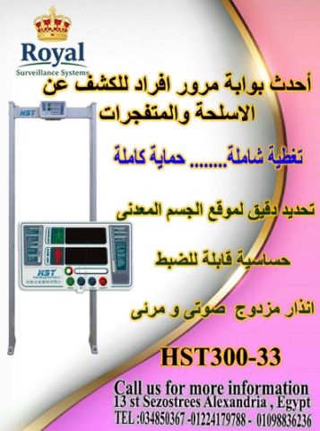 بوابة كشف المعادن فائقة التطور بنظام 33 منطقة كشف (33 Detection Z