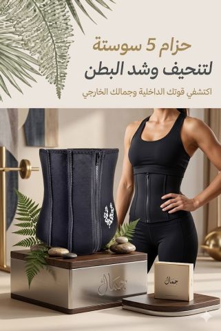 حزام تنحيف وشد البطن بـ5 سوستة تصميم مريح 01145359198*01222845873