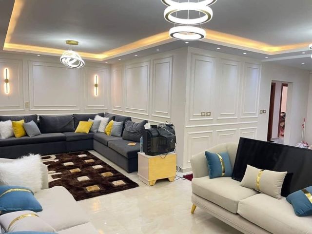 شقه مفروشه للإيجار في كامبوند سكن مصر مدينة الانتاج الاعلامي أكتو