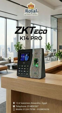 ودّع فوضى السجلات الورقية.. وانتقل بذكاء إلى ZKTeco K14 Pro!