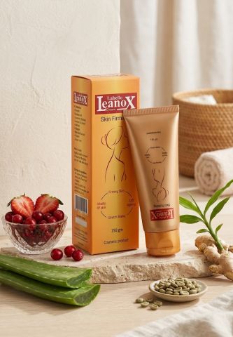 بشرة نضرة ومشدودة؟ كريم LeanoX Skin Firming هو سر جمالكِ الجديد.