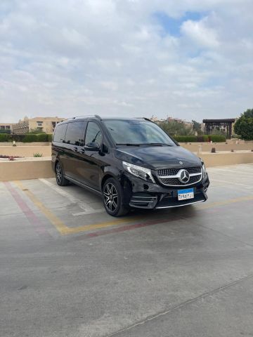 ايجار مرسيدس V250 ليموزين فان عائلي للساحل الشمالي وقرية مراسي 3