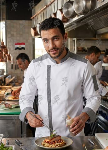 Chef uniform-أفضل تصميمات يونيفورم الشيفات -يونيفورم مطاعم وكافيه