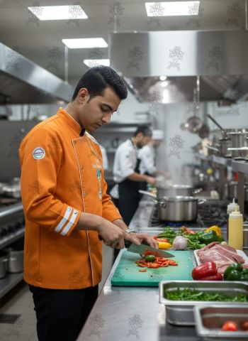 Chef uniform-أفضل تصميمات يونيفورم الشيفات -يونيفورم مطاعم وكافيه 3