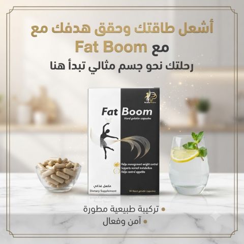 كبسولات فات بوم – تحكم في الشهية ودعم لحرق الدهون