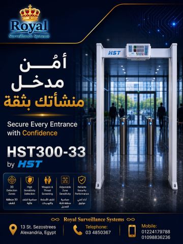 بوابة كشف المعادن فائقة التطور بنظام 33 منطقة كشف (33 Detection Z