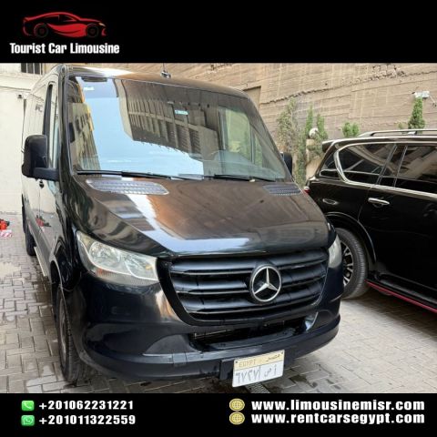 Rent a luxury Mercedes Sprinter with driver for seamless airport 