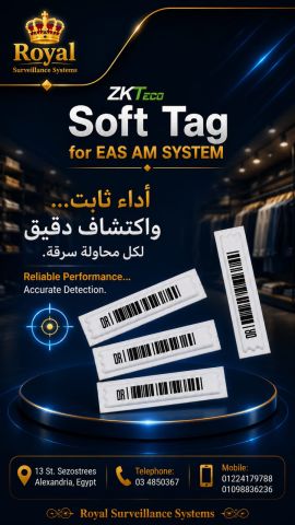 الملصقات الأمنية المرنة الصوتية المغناطيسية: Soft Tag AM