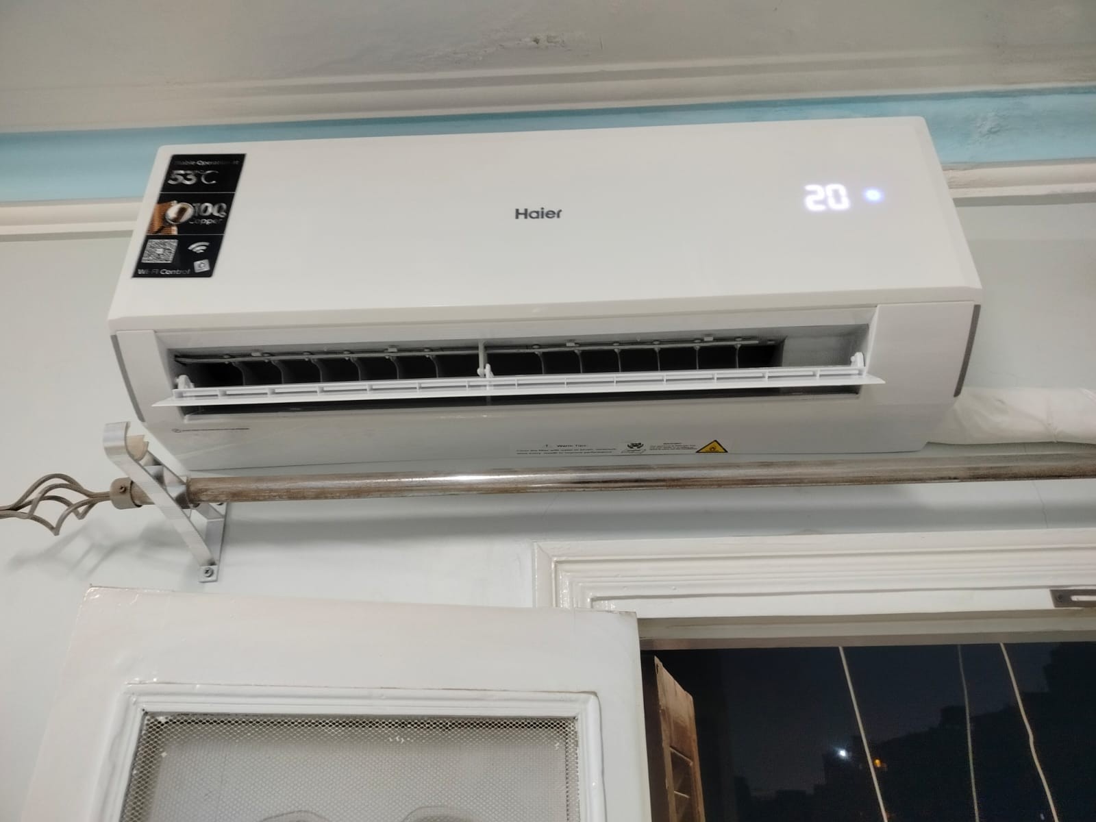 تكييف هاير سمارت uv انفرتر2.25 حصان بارد ساخن – سبليت