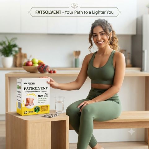 ✨ خلي هدفك أقرب مع كبسولات فات سولفينت - Fat Solvent – 30 كبسولة